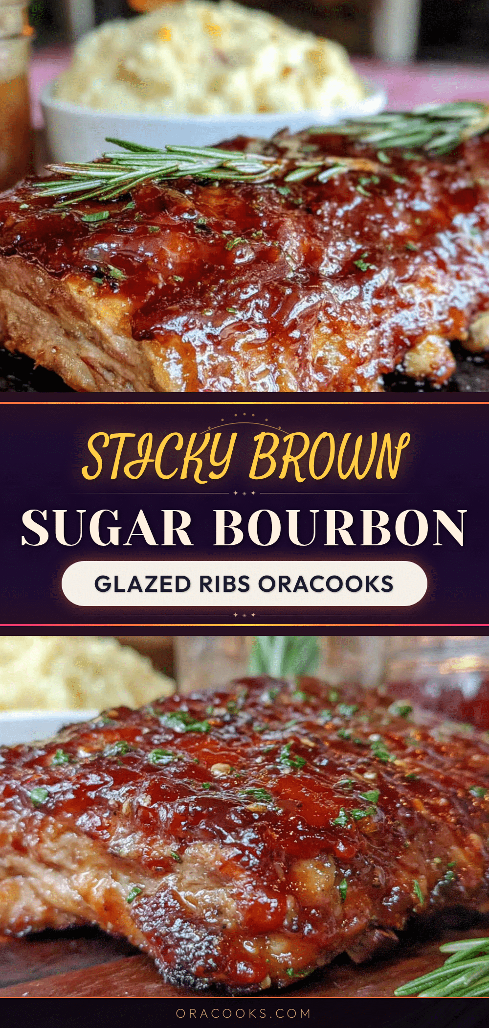 sticky bourbon brown sugar ribs recipe