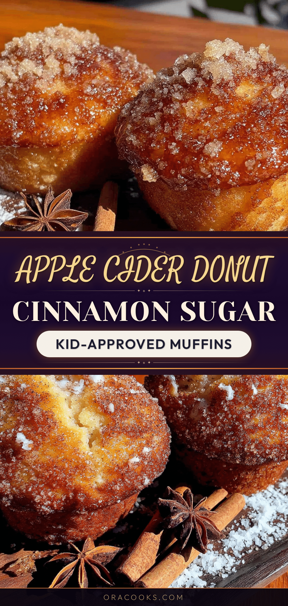 apple cider donut muffins recipe