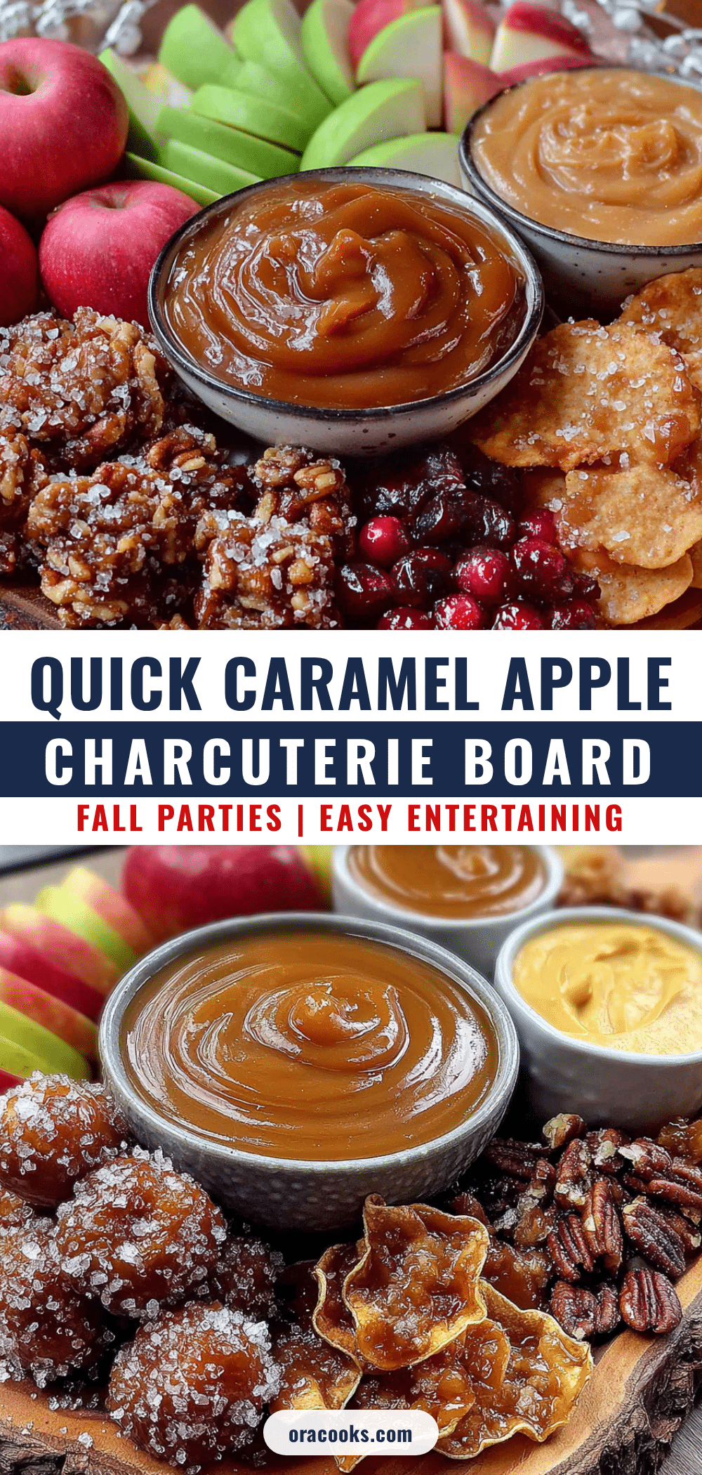 caramel apple charcuterie board recipe