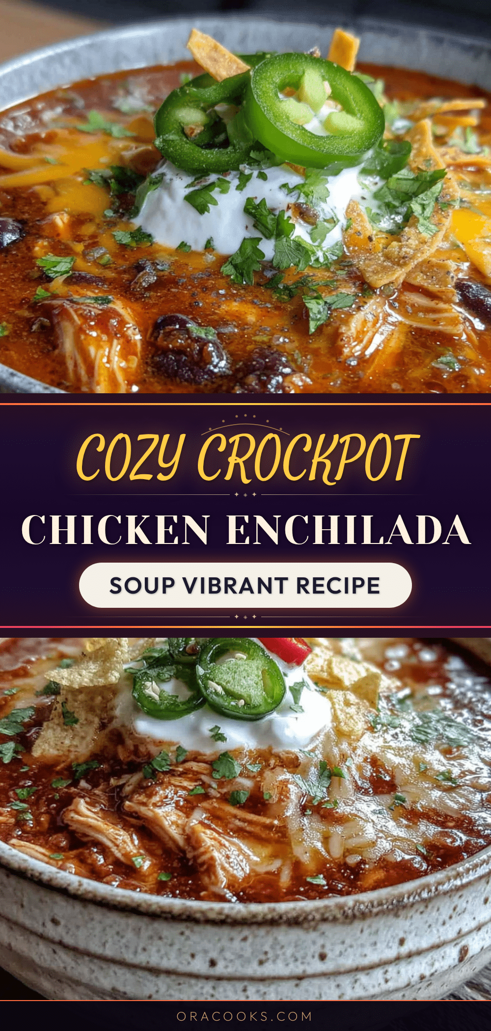 crockpot chicken enchilada soup recipe
