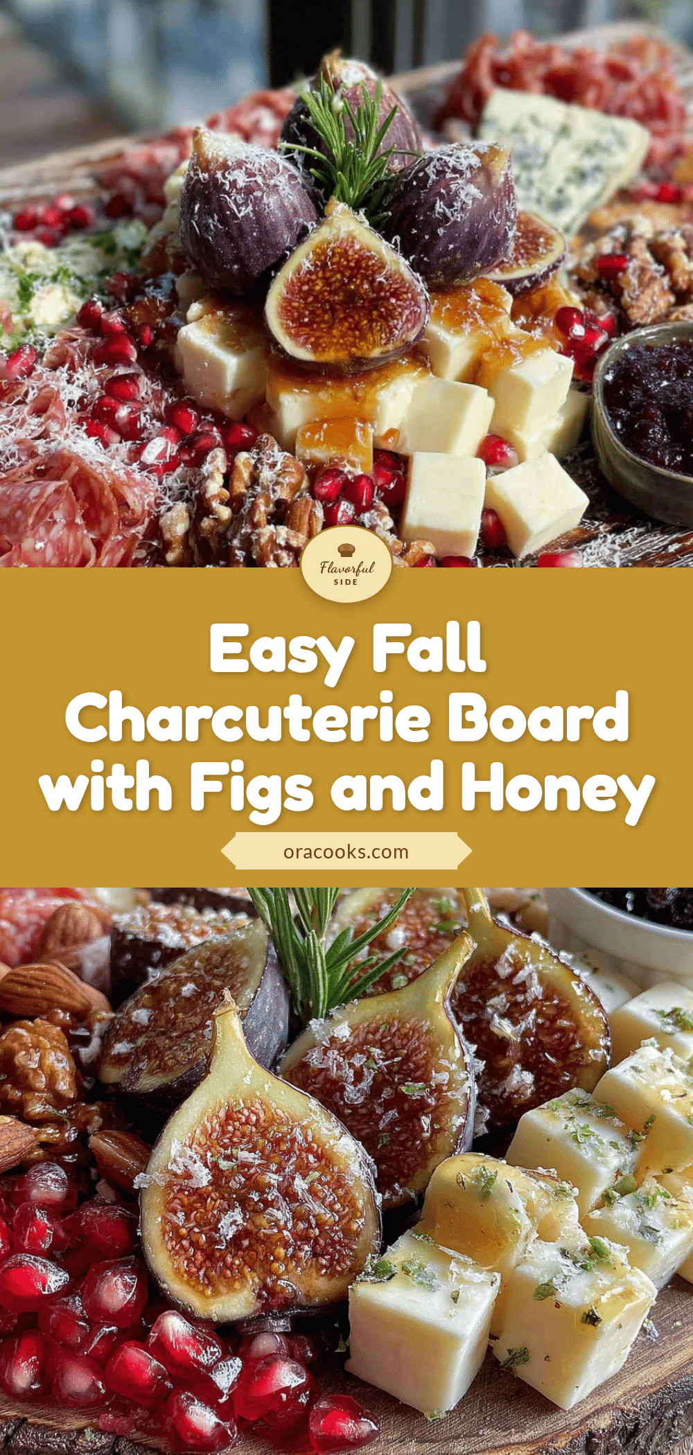 fall charcuterie board with figs and honey recipe