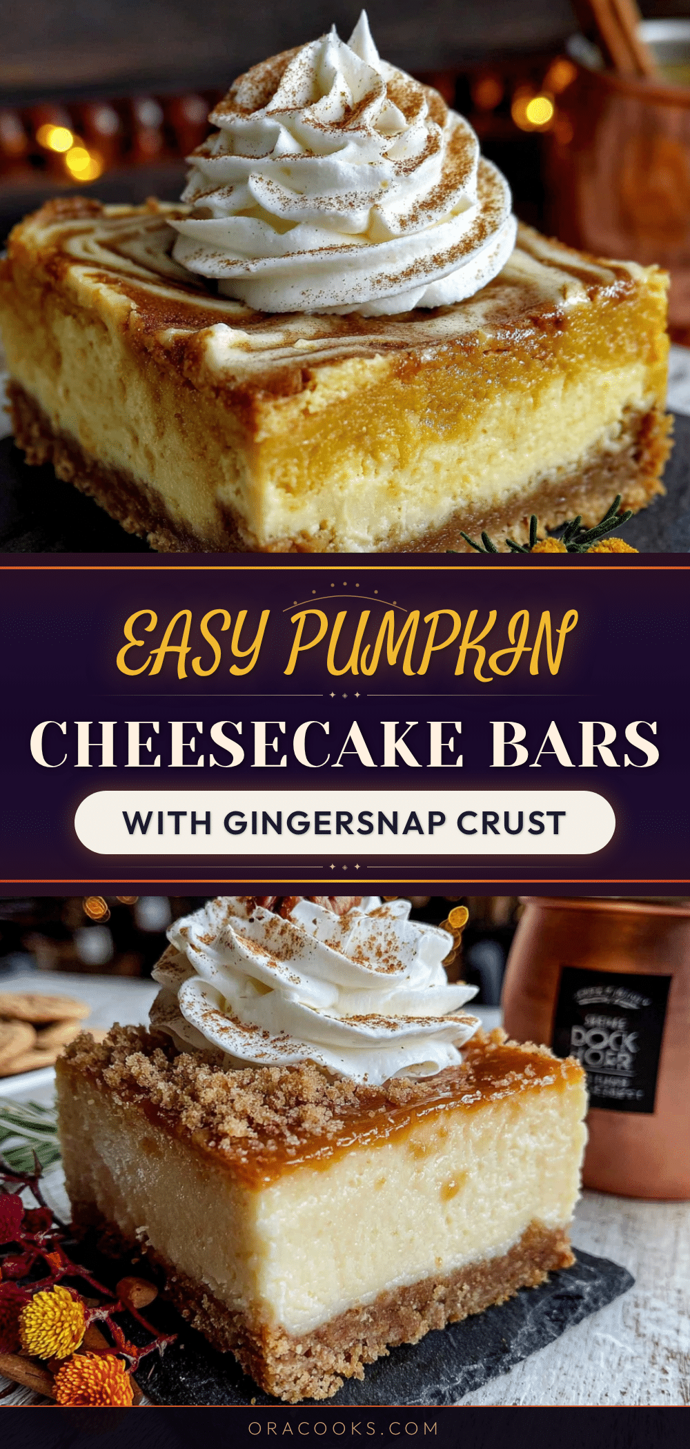 pumpkin cheesecake bars recipe