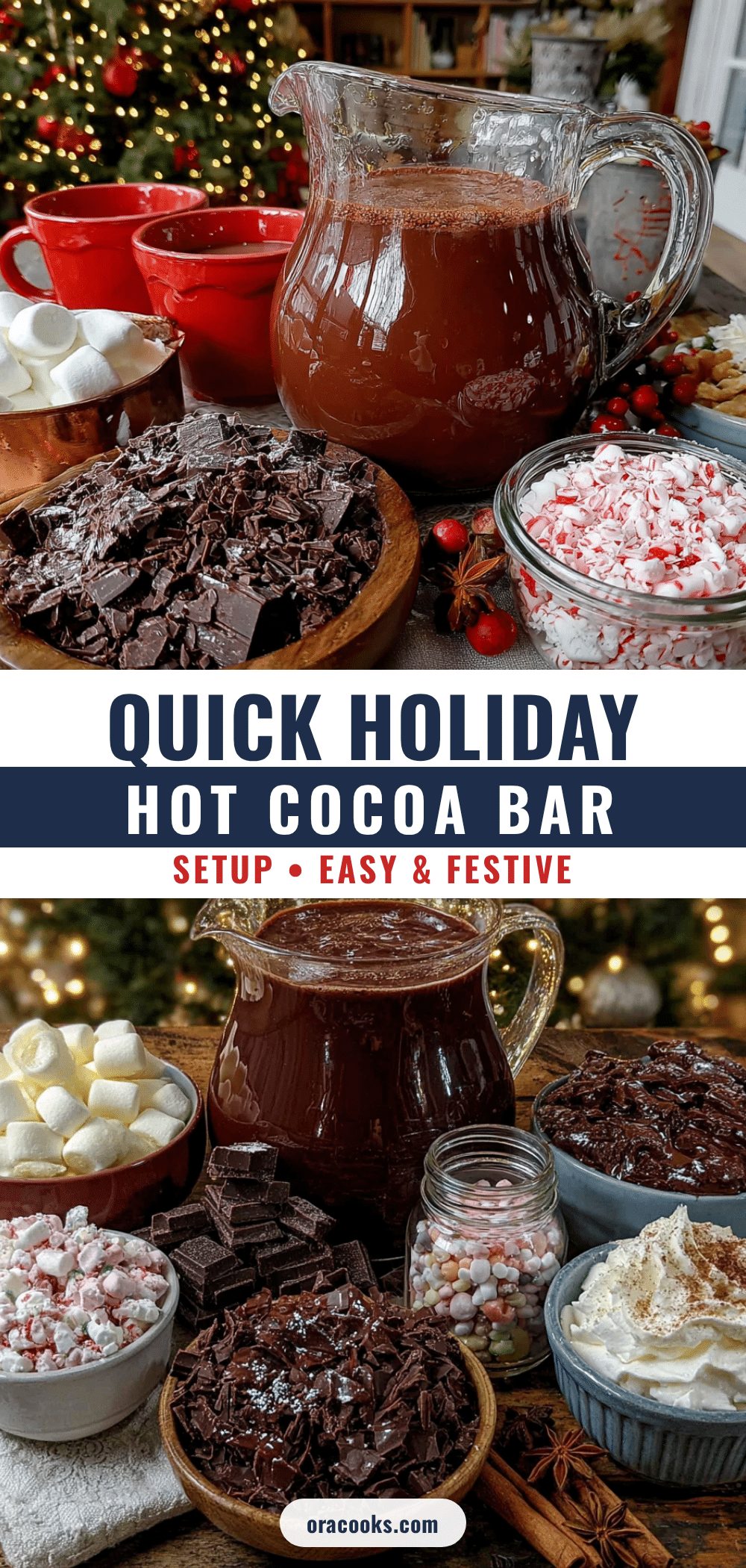 Quick Holiday Hot Cocoa Bar Setup recipe