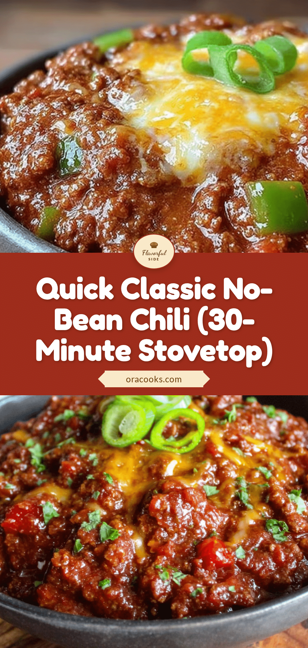 30-minute no-bean chili recipe