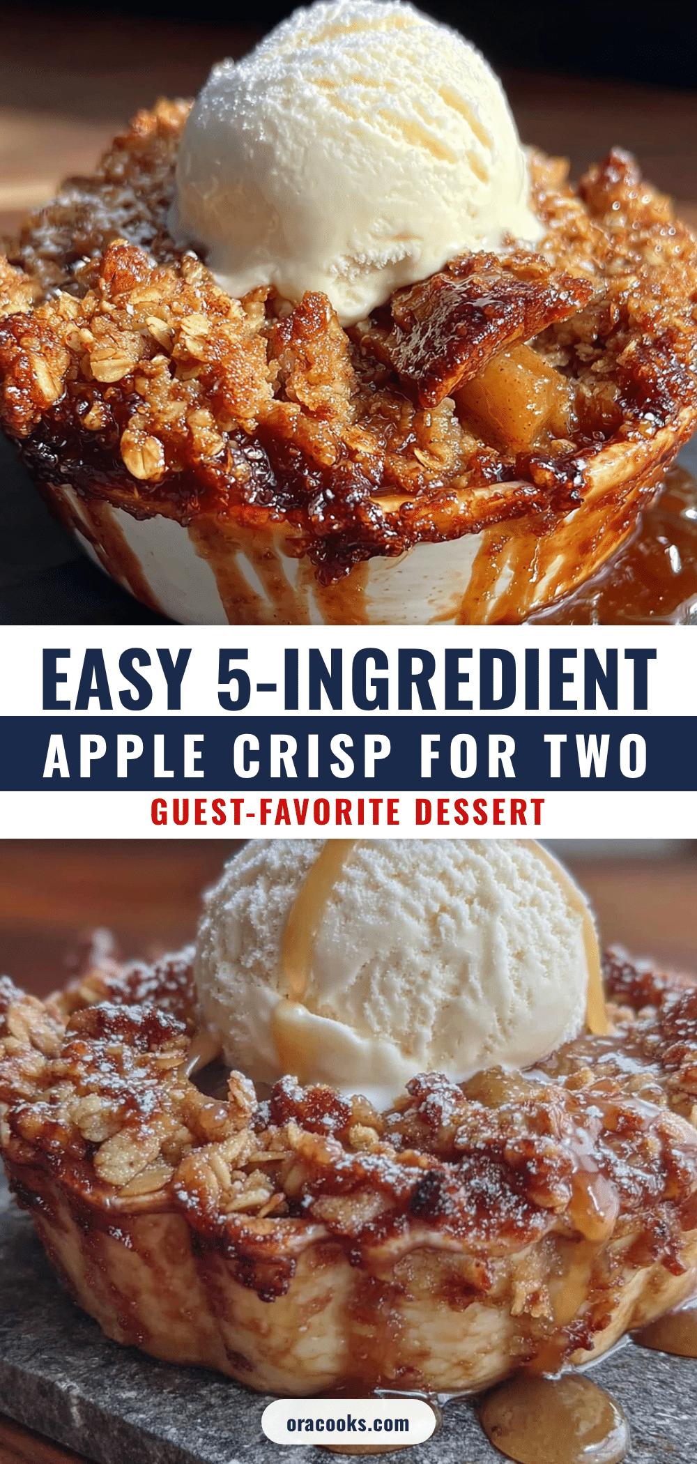 apple crisp for two recipe