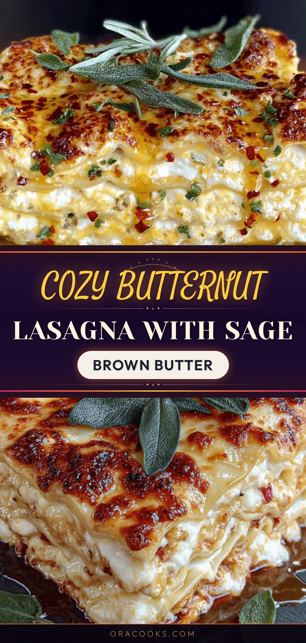 butternut squash lasagna with sage brown butter recipe
