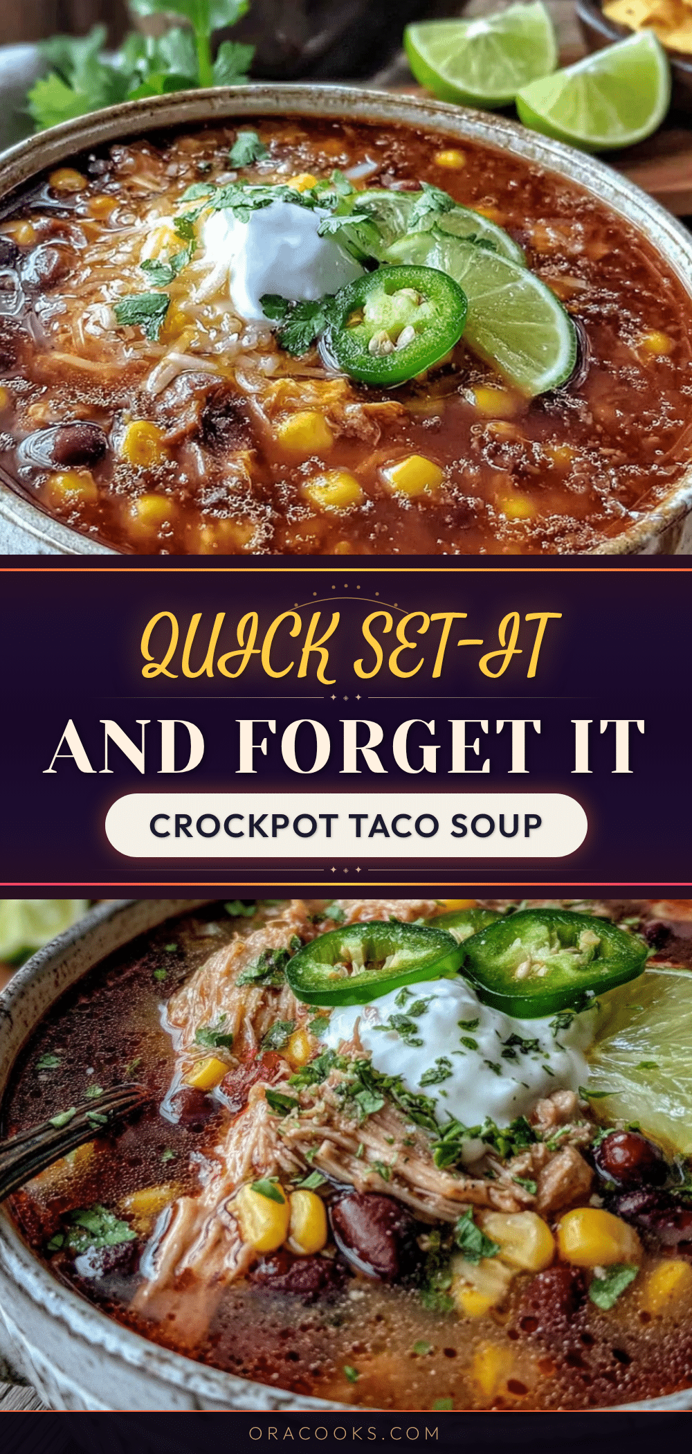 crockpot taco soup recipe