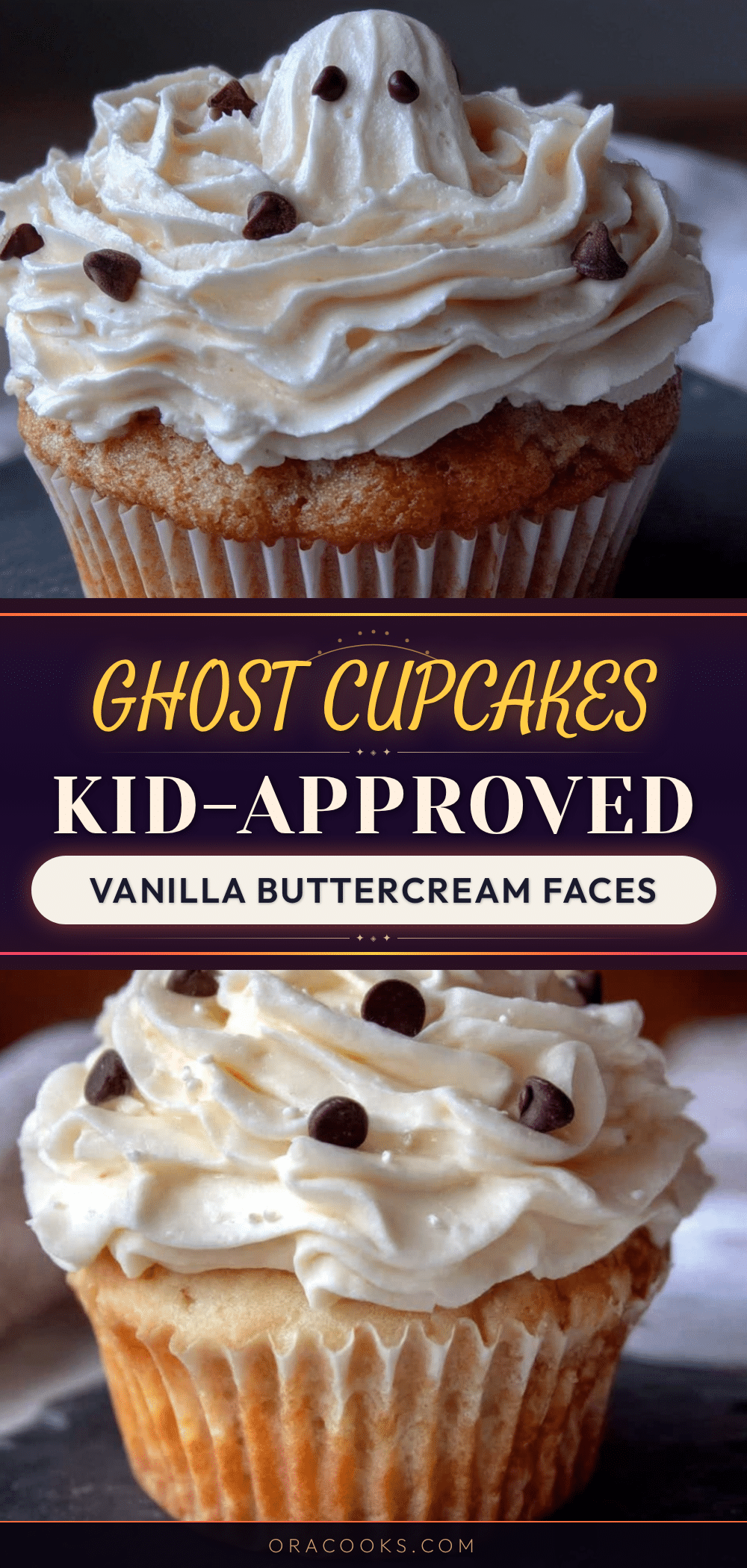ghost vanilla cupcakes recipe