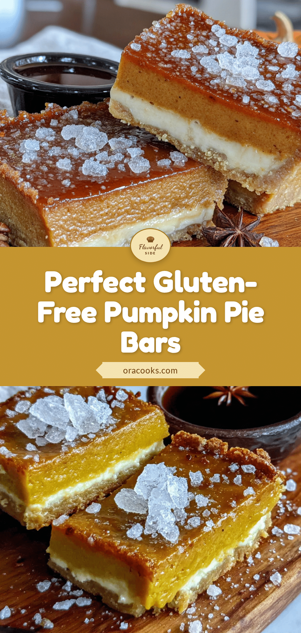 gluten-free pumpkin pie bars recipe