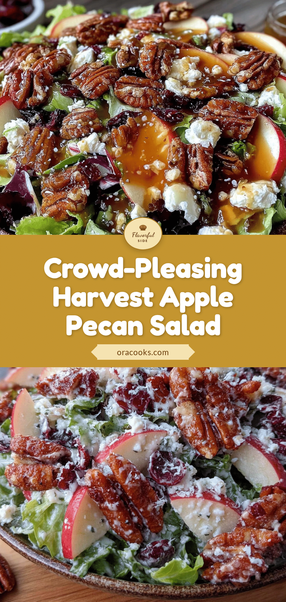harvest apple pecan salad recipe