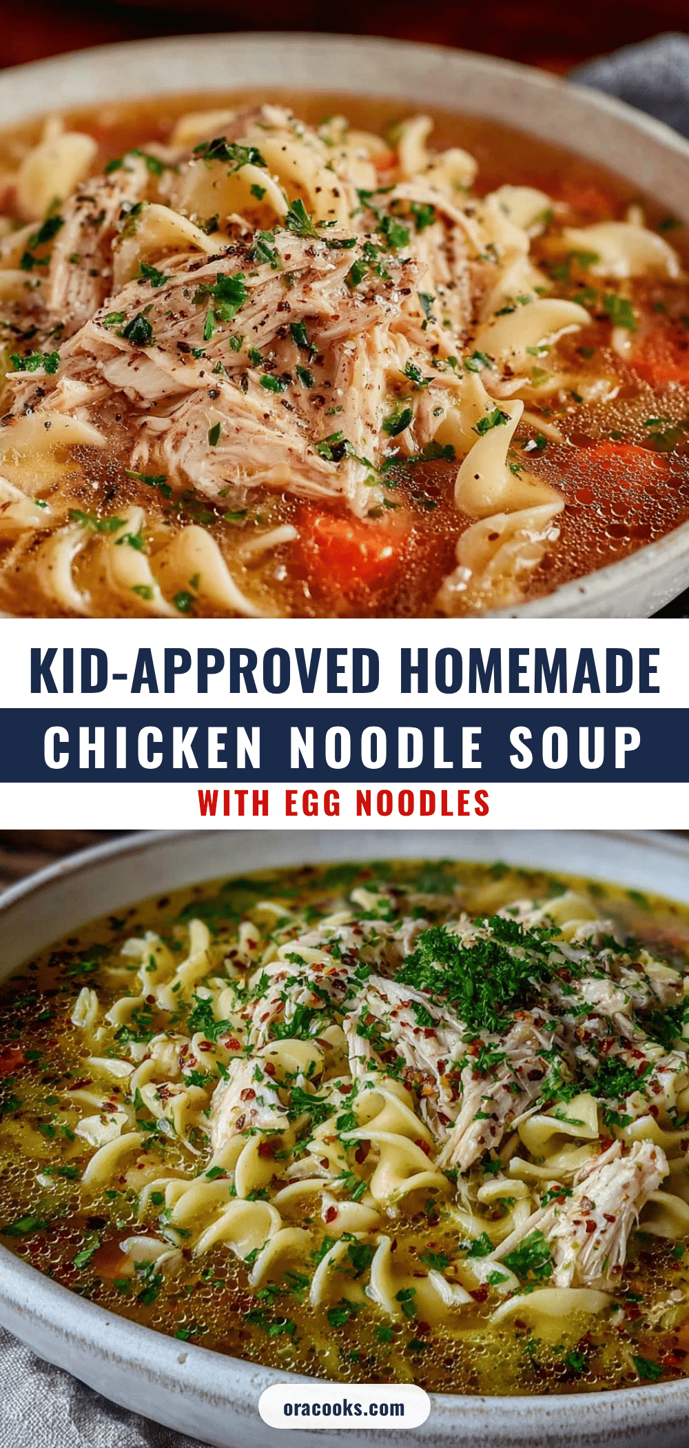homemade chicken noodle soup with egg noodles recipe