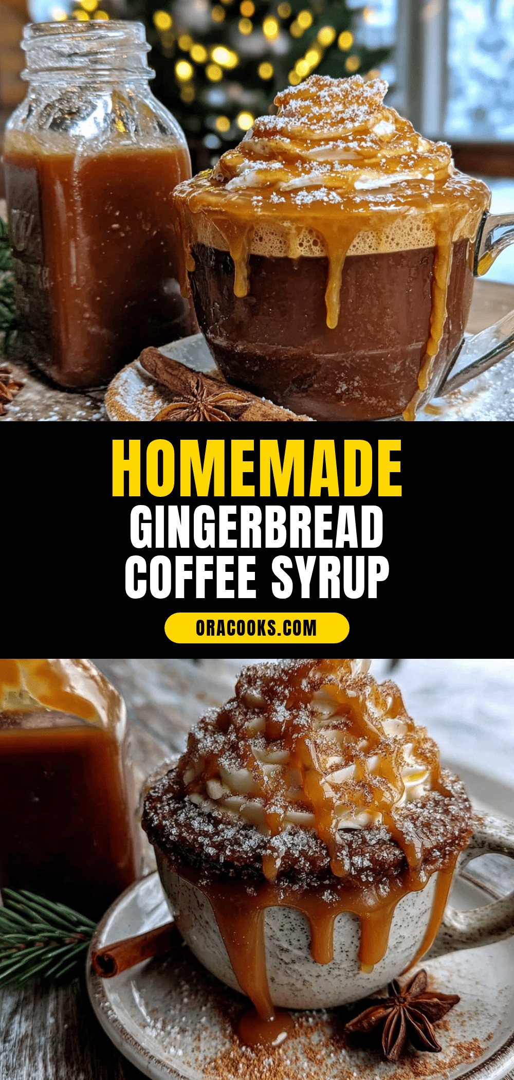 Homemade Gingerbread Coffee Syrup recipe
