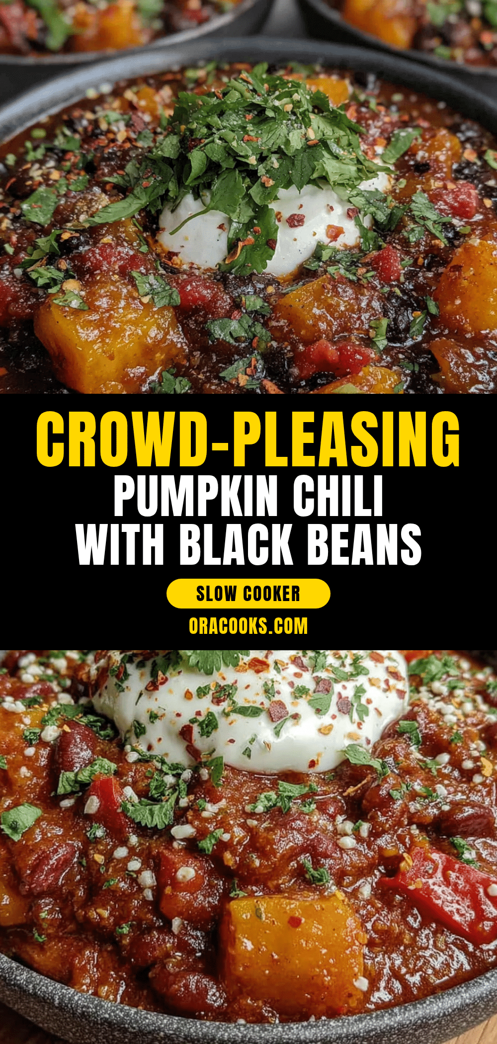 pumpkin chili with black beans recipe