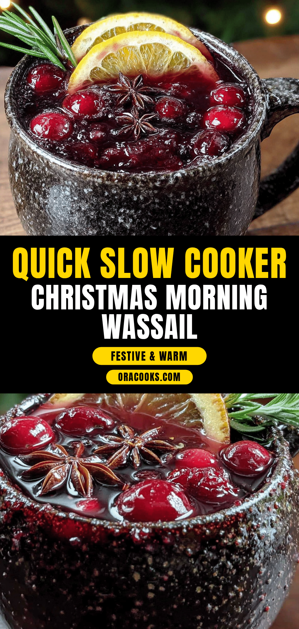 quick slow cooker christmas morning wassail recipe